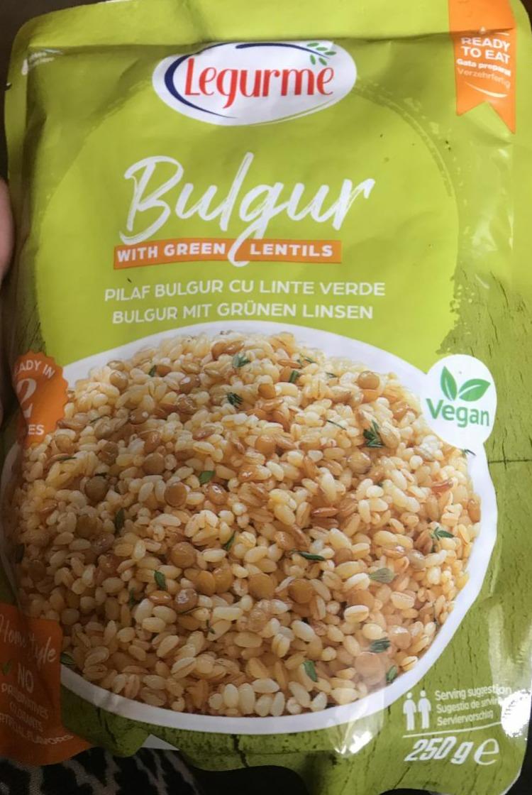 Fotografie - Bulgur with green lentils Legurme