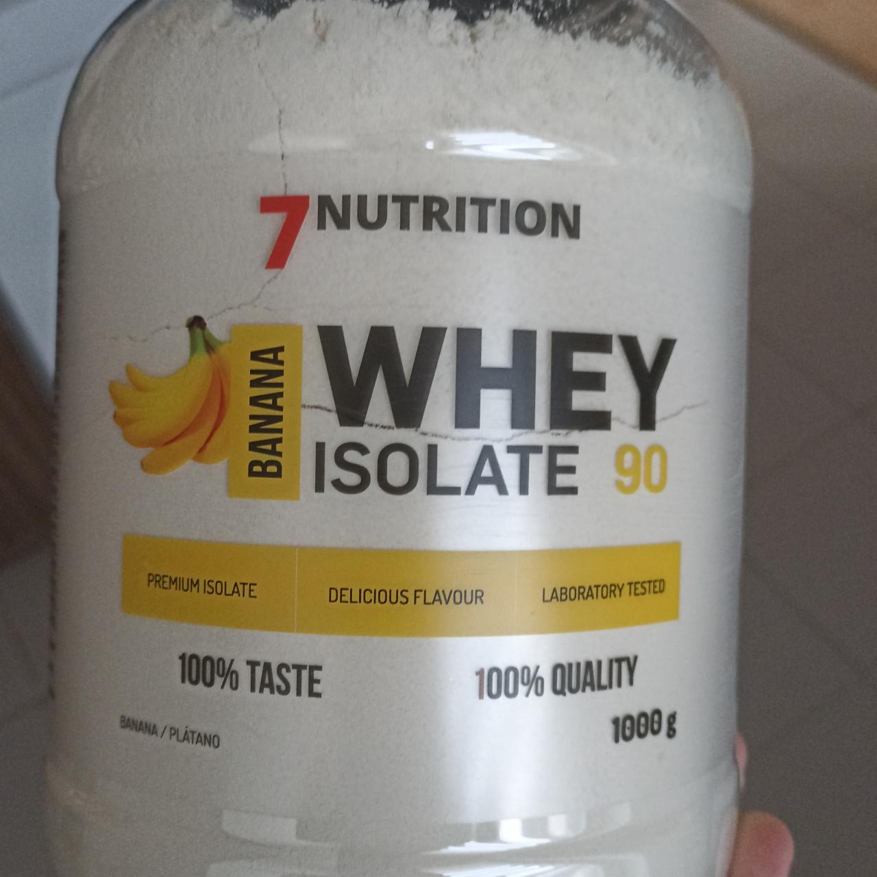 Fotografie - 7 Nutrition Whey isolate 90 banana