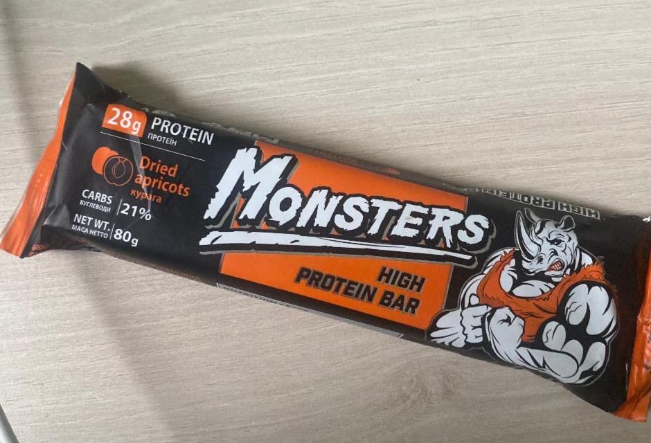 Fotografie - Monsters High Protein Bar Dried apricots