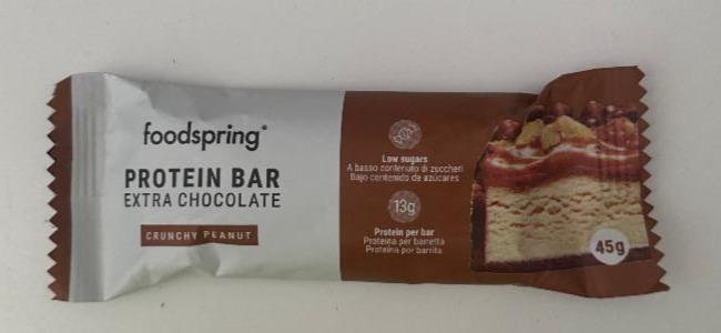 Fotografie - Protein Bar Extra Chocolate Crunchy Peanut Foodspring