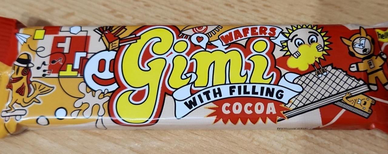 Fotografie - Wafers with cocoa filling Gimi