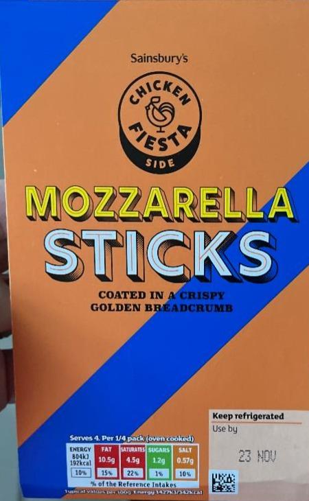 Fotografie - Mozzarella Sticks Chicken Fiesta Sainsbury's