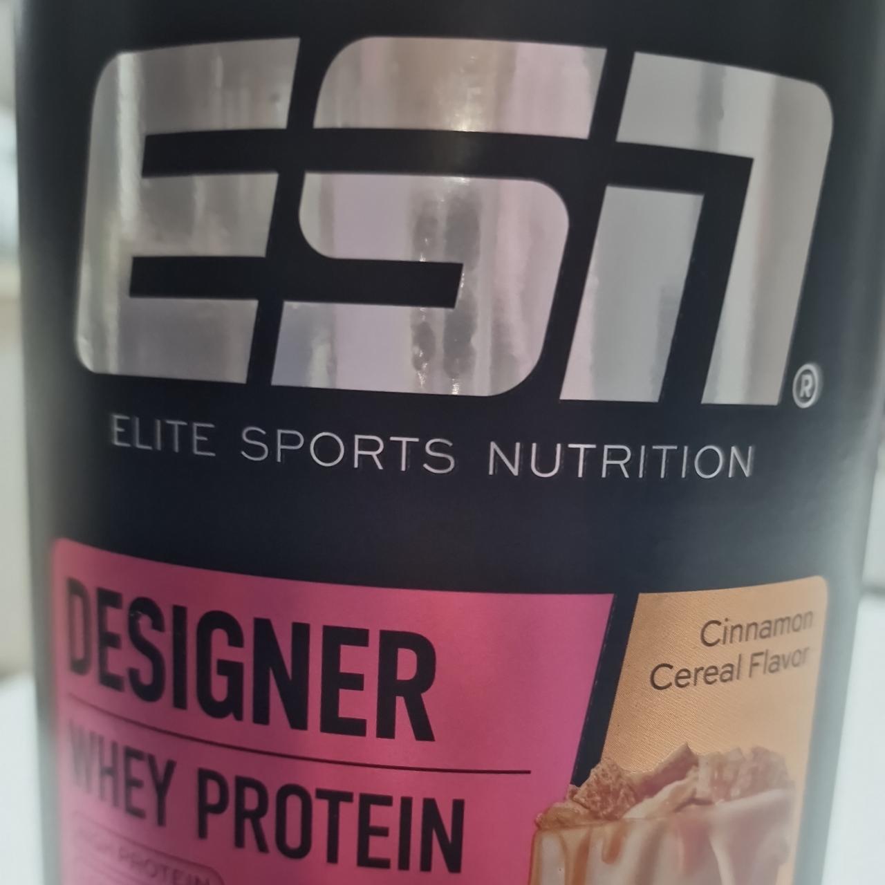 Fotografie - Designer whey protein Cinnamon cereal ESN