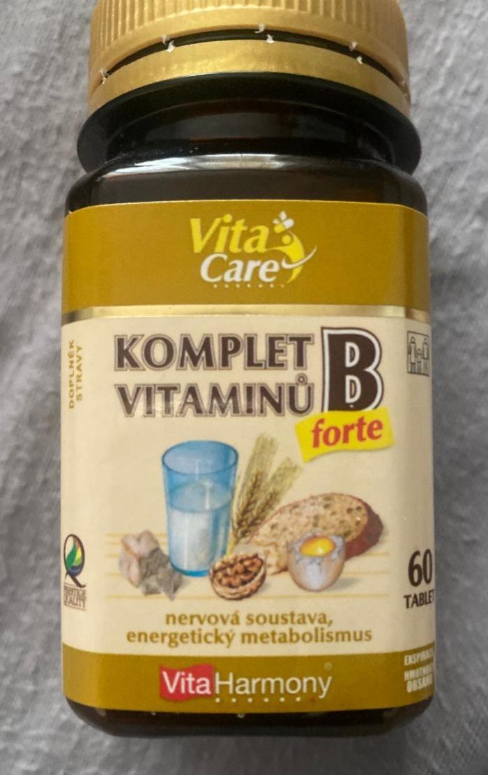 Fotografie - Komplet vitamínů B VitaHarmony