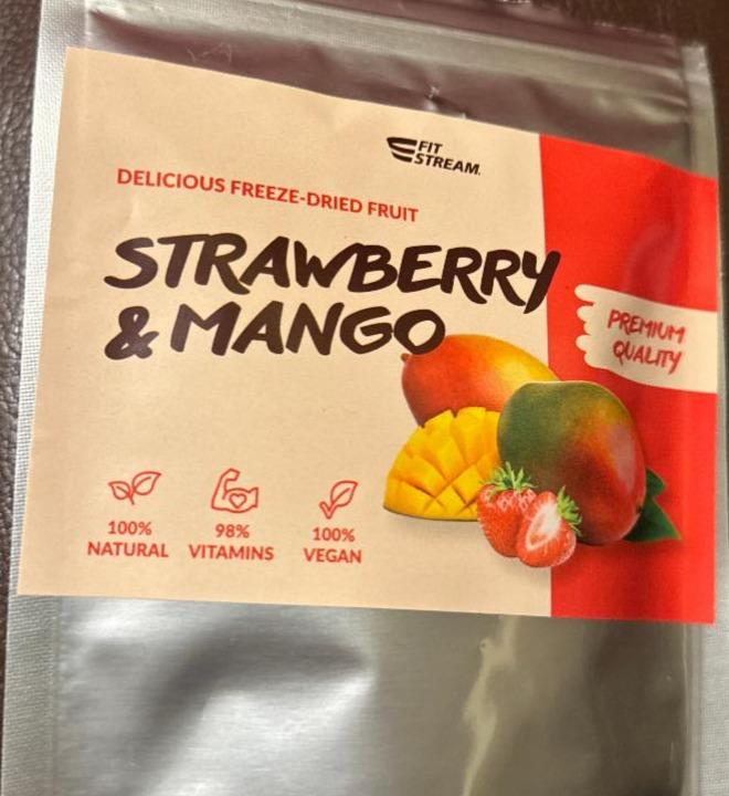 Fotografie - Strawberry & mango delicious freeze-dried fruit Fit Stream