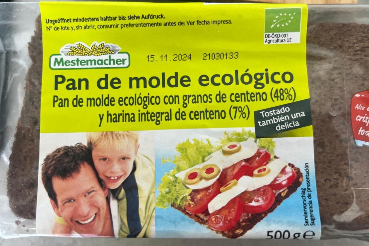 Fotografie - Pan de molde ecologico Mestemacher