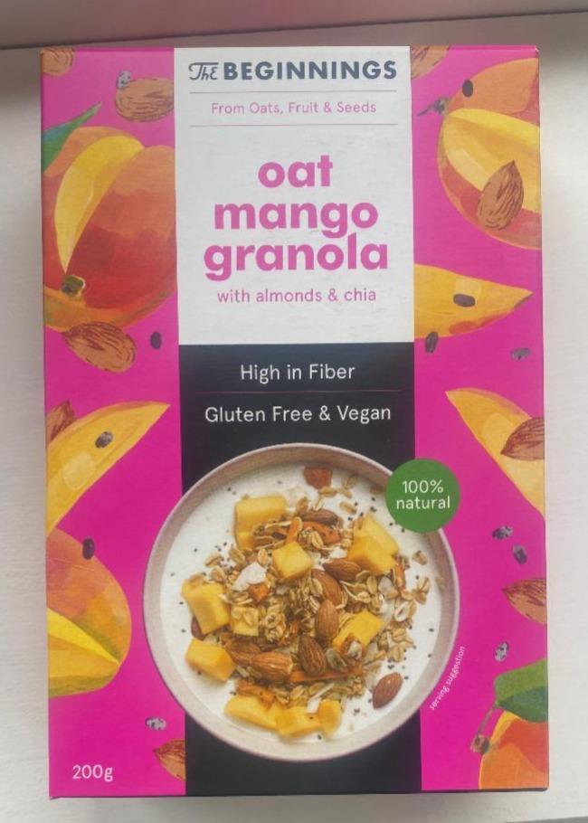 Fotografie - Oat mango granola with almonds & chia The Beginnings