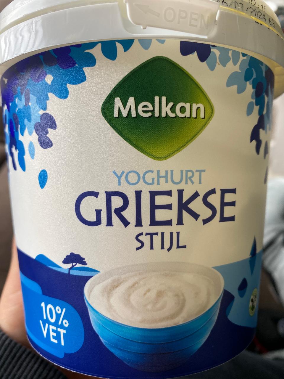 Fotografie - Yoghurt griekse stijl 10% vet Melkan