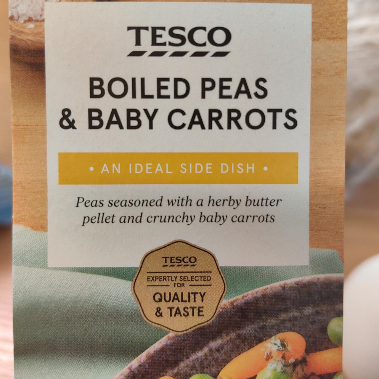 Fotografie - Boiled Peas & Baby Carrots Tesco