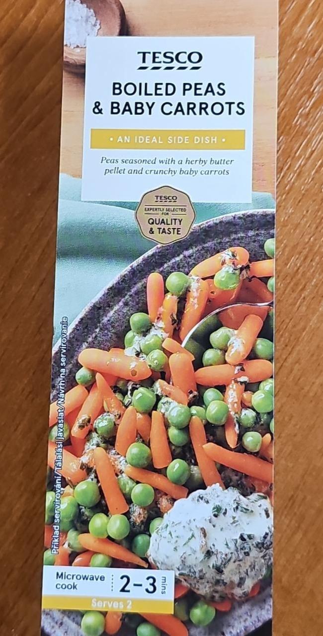 Fotografie - Boiled Peas & Baby Carrots Tesco