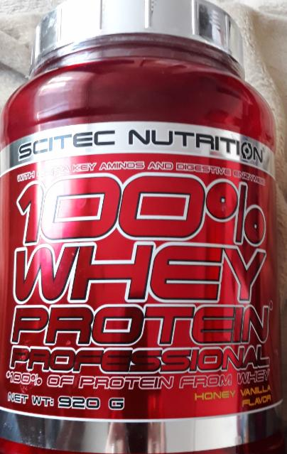 Fotografie - 100% Whey Protein Professional Honey Vanilla