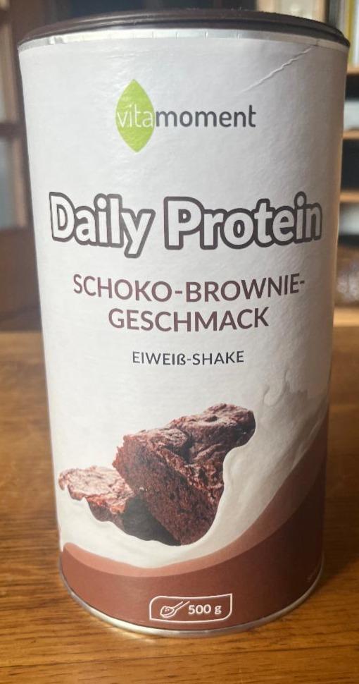 Fotografie - Daily Protein Schoko-Brownie-Geschmack vitamoment