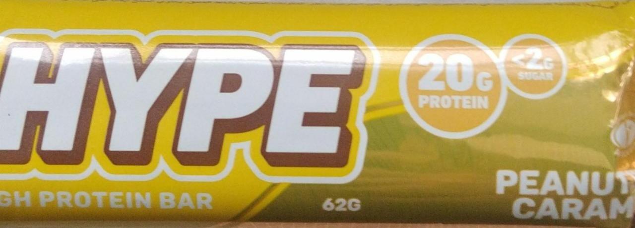 Fotografie - Hype Peanutty caramel protein bar Oatein