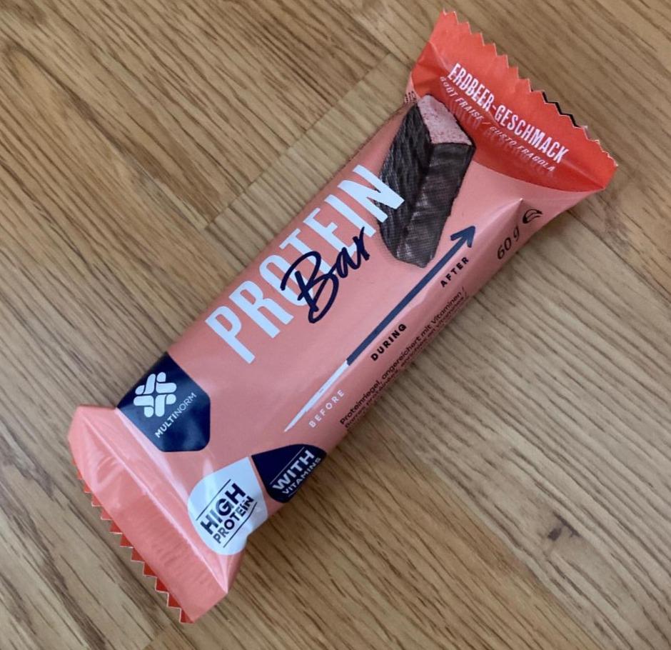 Fotografie - Protein Bar Erdbeer-Geschmack Multinorm