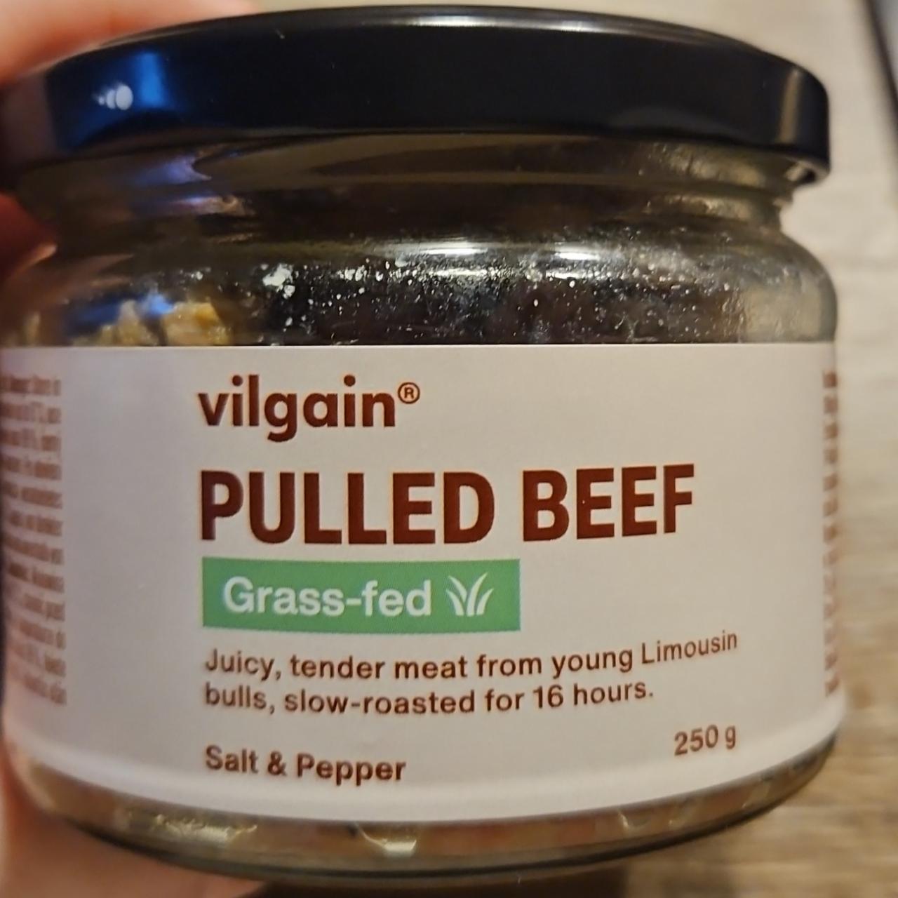 Fotografie - Pulled beef grass-fed salt & pepper Vilgain