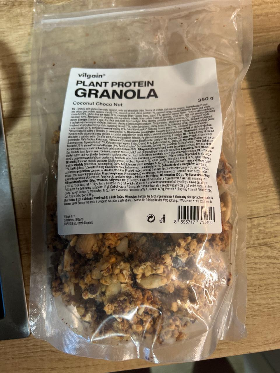 Fotografie - Plant Protein Granola Coconut Choco Nut Vilgain