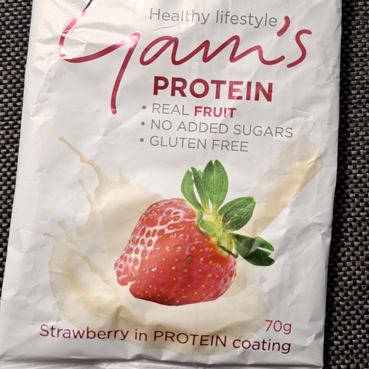 Fotografie - Strawberry in Protein coating Gam's