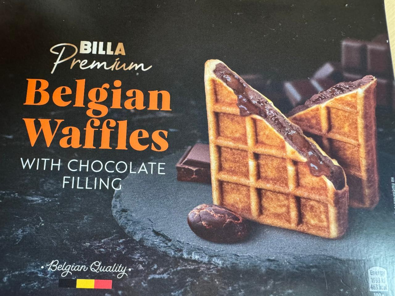 Fotografie - Belgian Waffles with chocolate filling Billa Premium