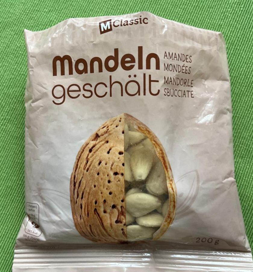 Fotografie - Mandeln geschält MClassic