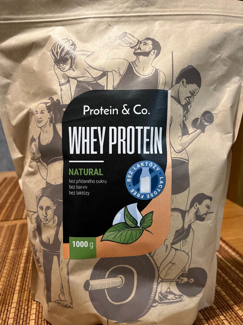 Fotografie - Whey protein natural bez laktózy Protein & Co.