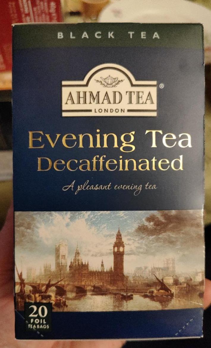 Fotografie - Evening tea decaffeinated Ahmad tea