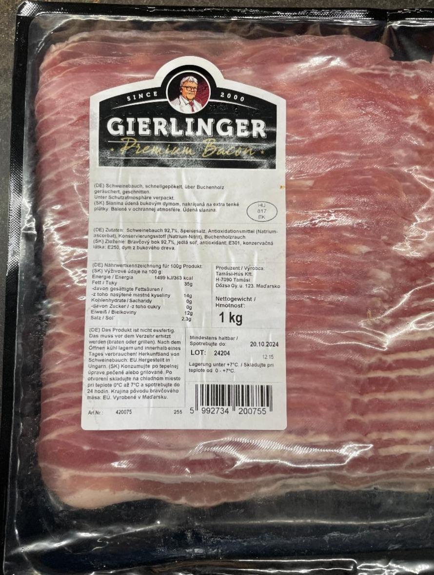 Fotografie - Gierlinger Premium Bacon