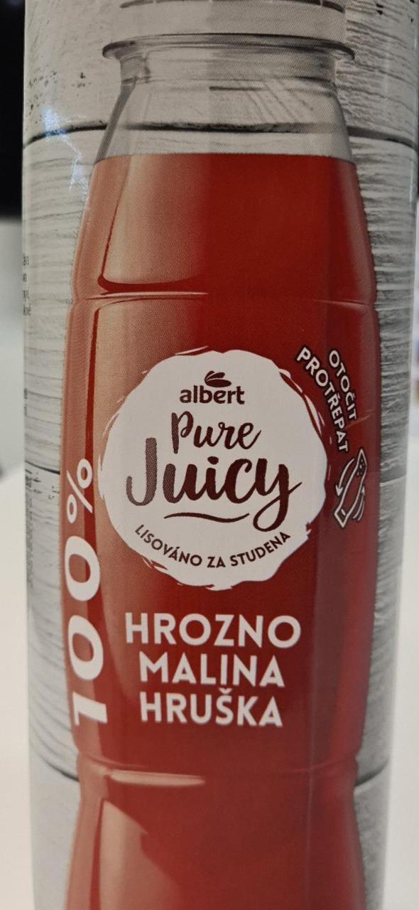 Fotografie - Juicy 100% Hrozno, Malina, Hruška Albert Pure