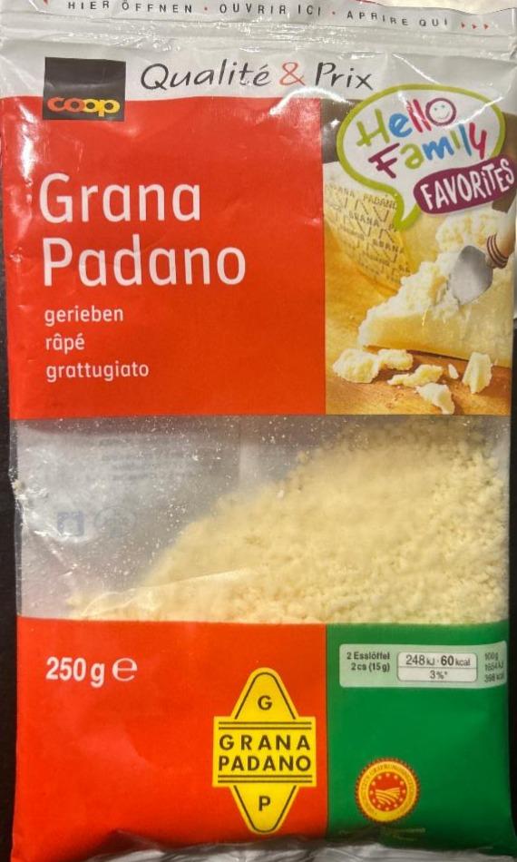 Fotografie - Grana Padano gerieben coop Qualite & Prix