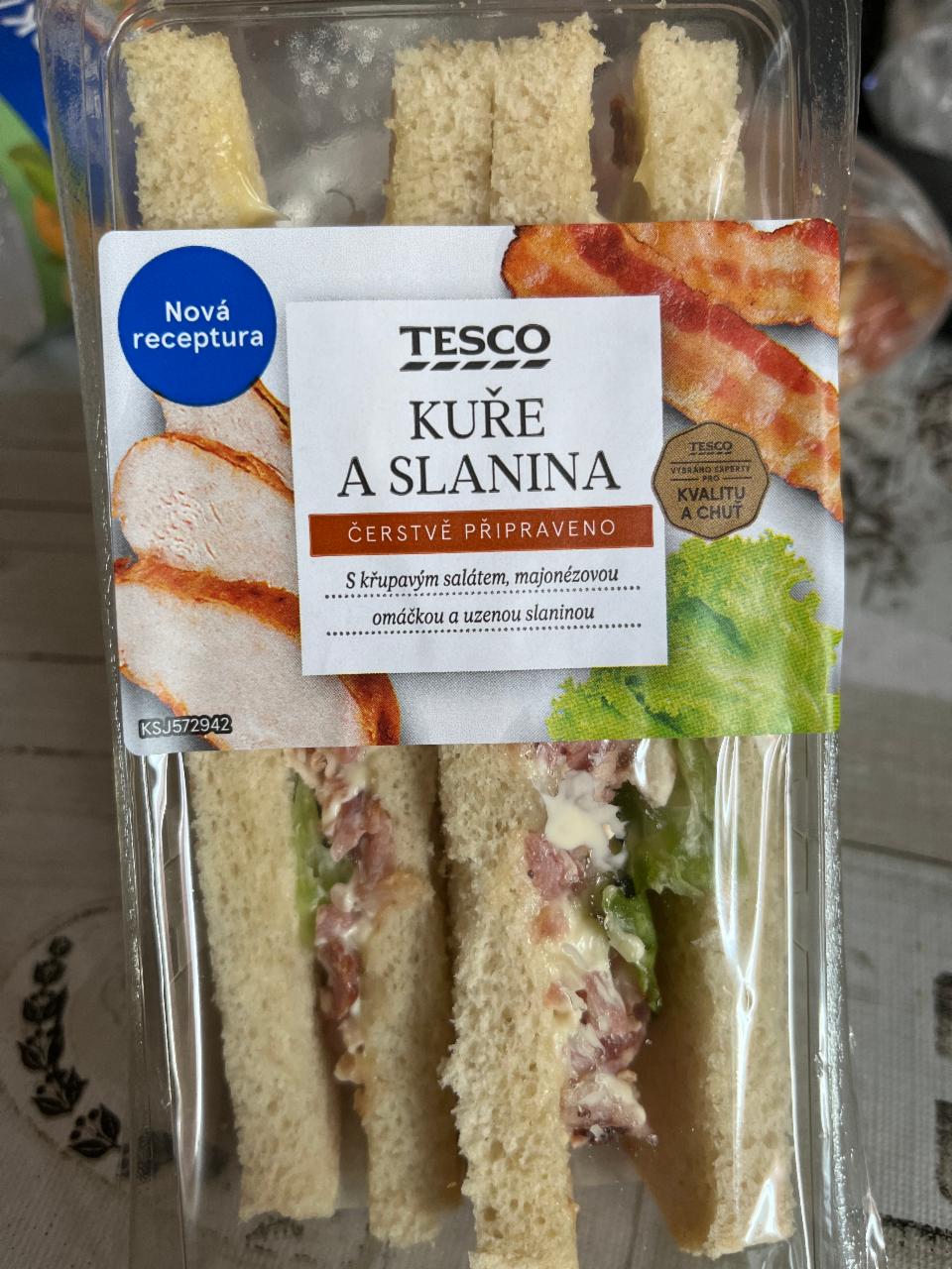 Fotografie - Kura a slanina Tesco