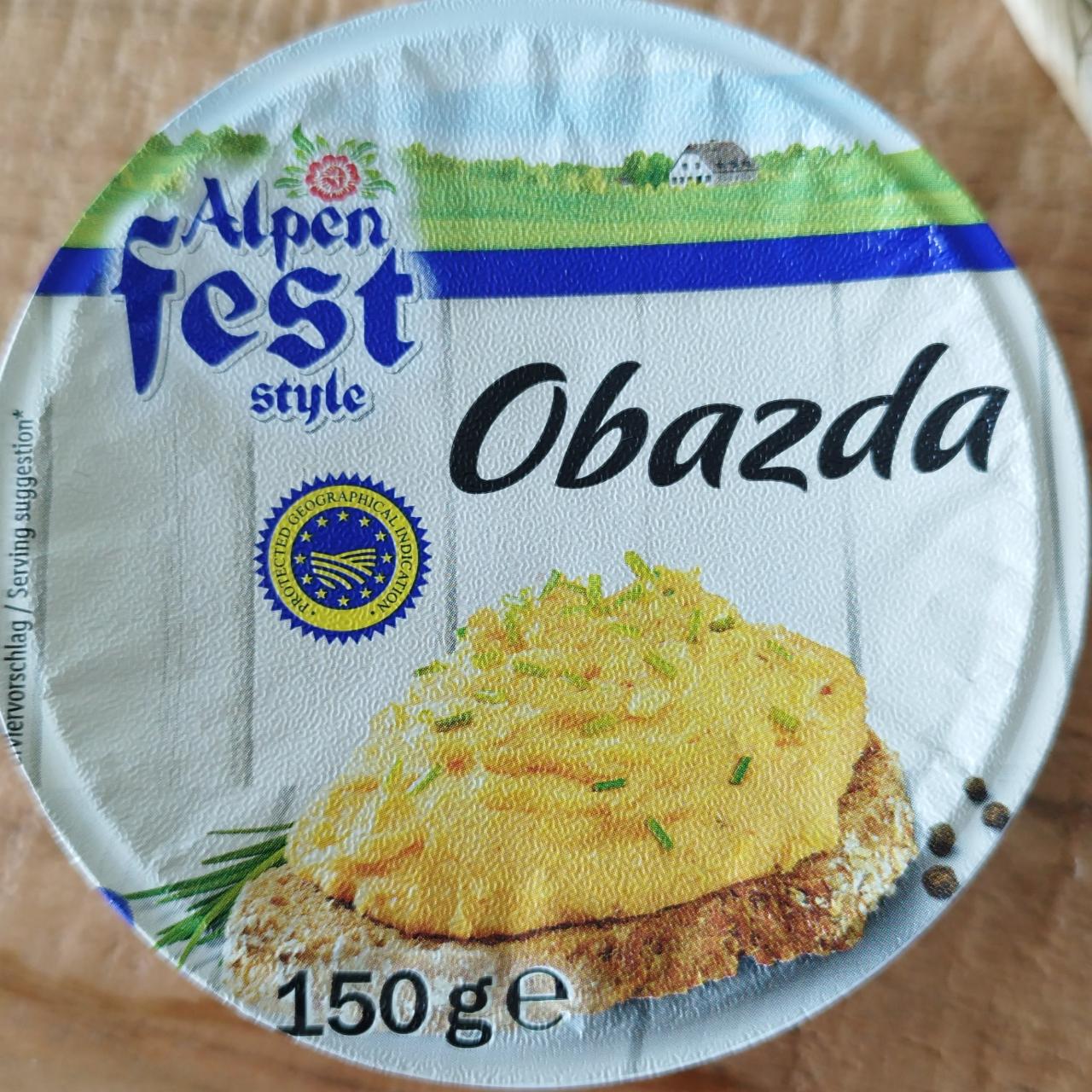 Fotografie - Obazda Alpen fest style