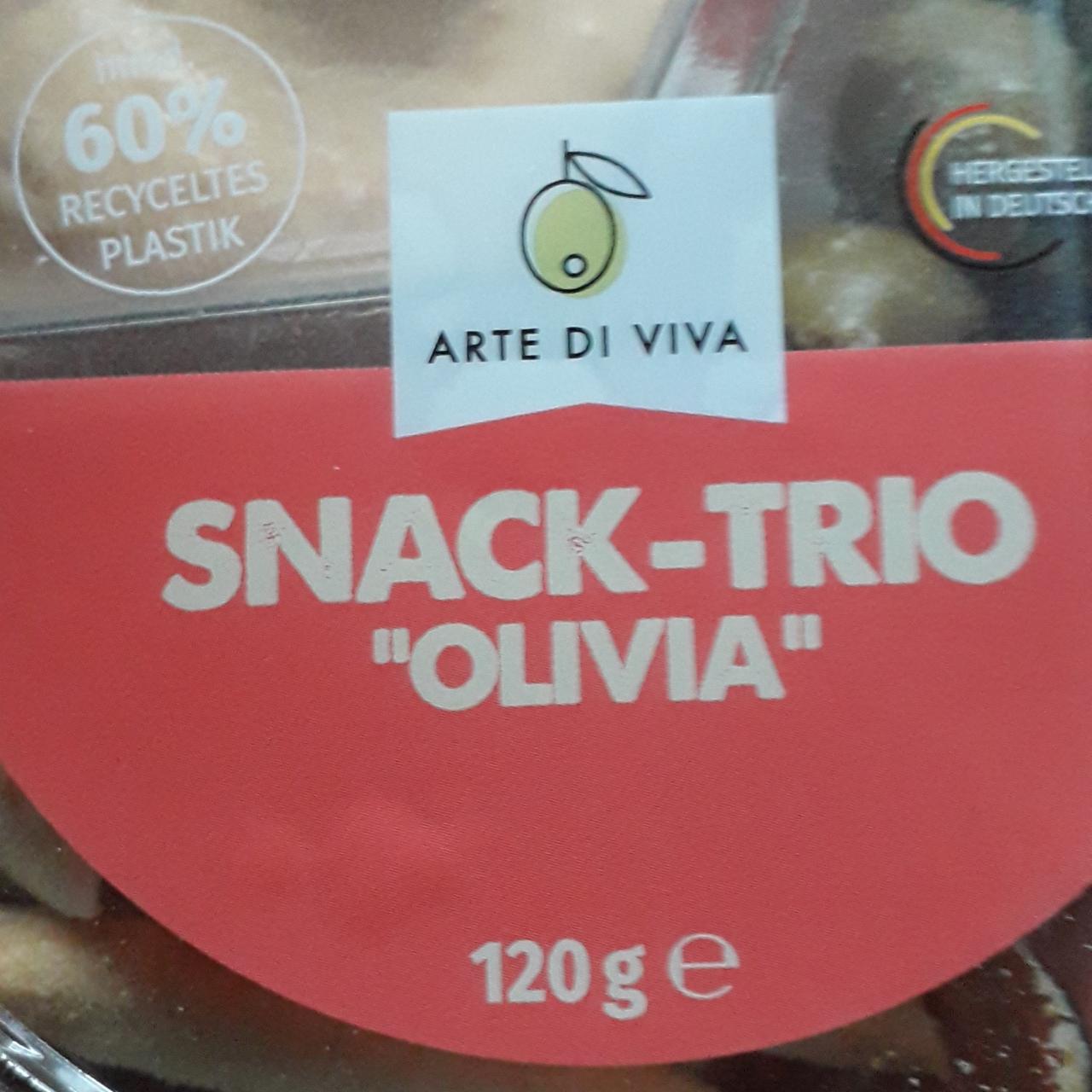 Fotografie - Snack-Trio 'Olivia' Arte di Viva