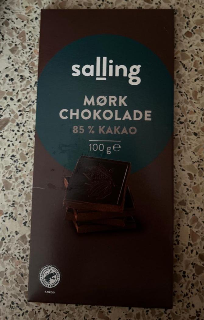 Fotografie - Mork Chokolade 85 % Kakao salling