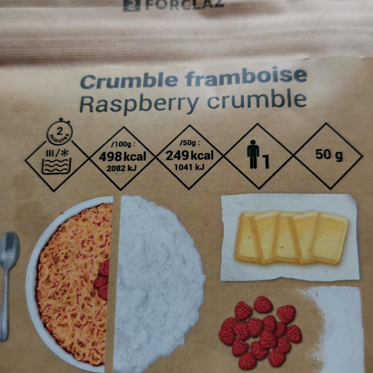 Fotografie - Crumble framboise Forclaz