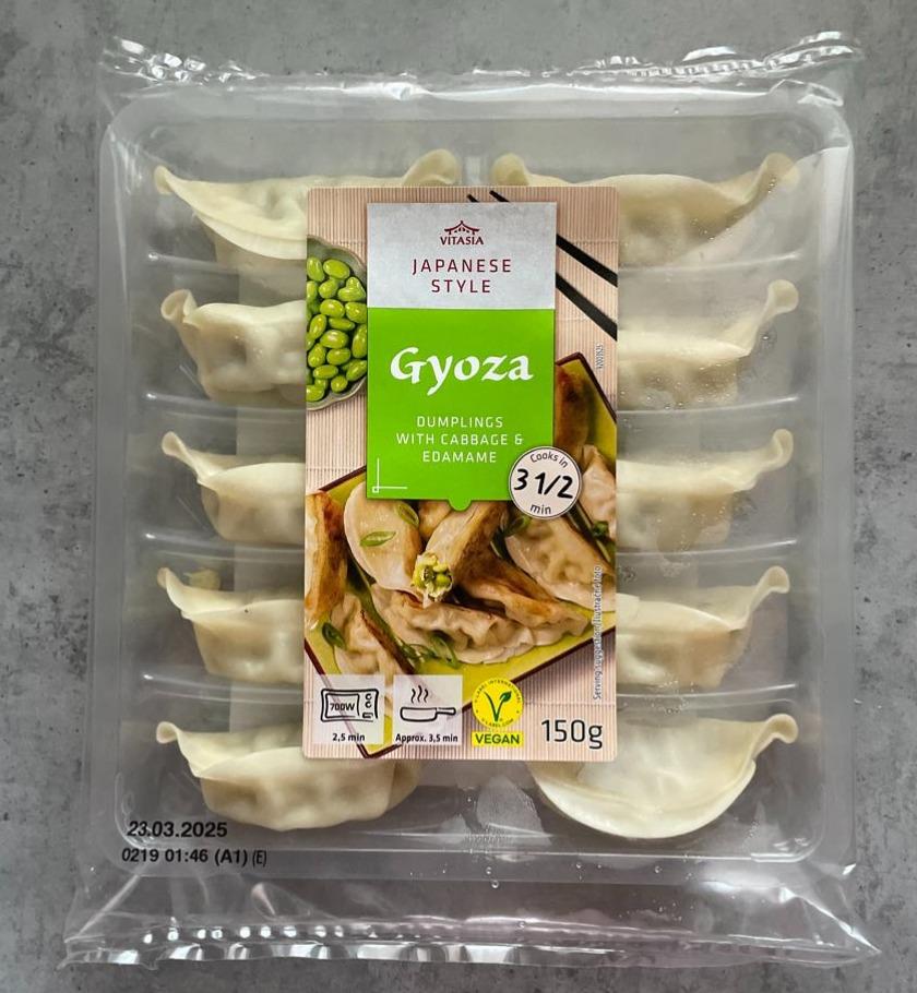 Fotografie - Gyoza Dumplings with cabbage & edamame Vitasia Japanese Style