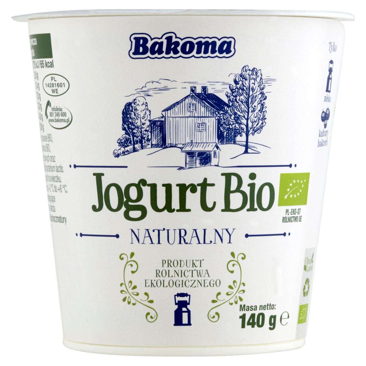 Fotografie - Jogurt Bio naturalny Bakoma