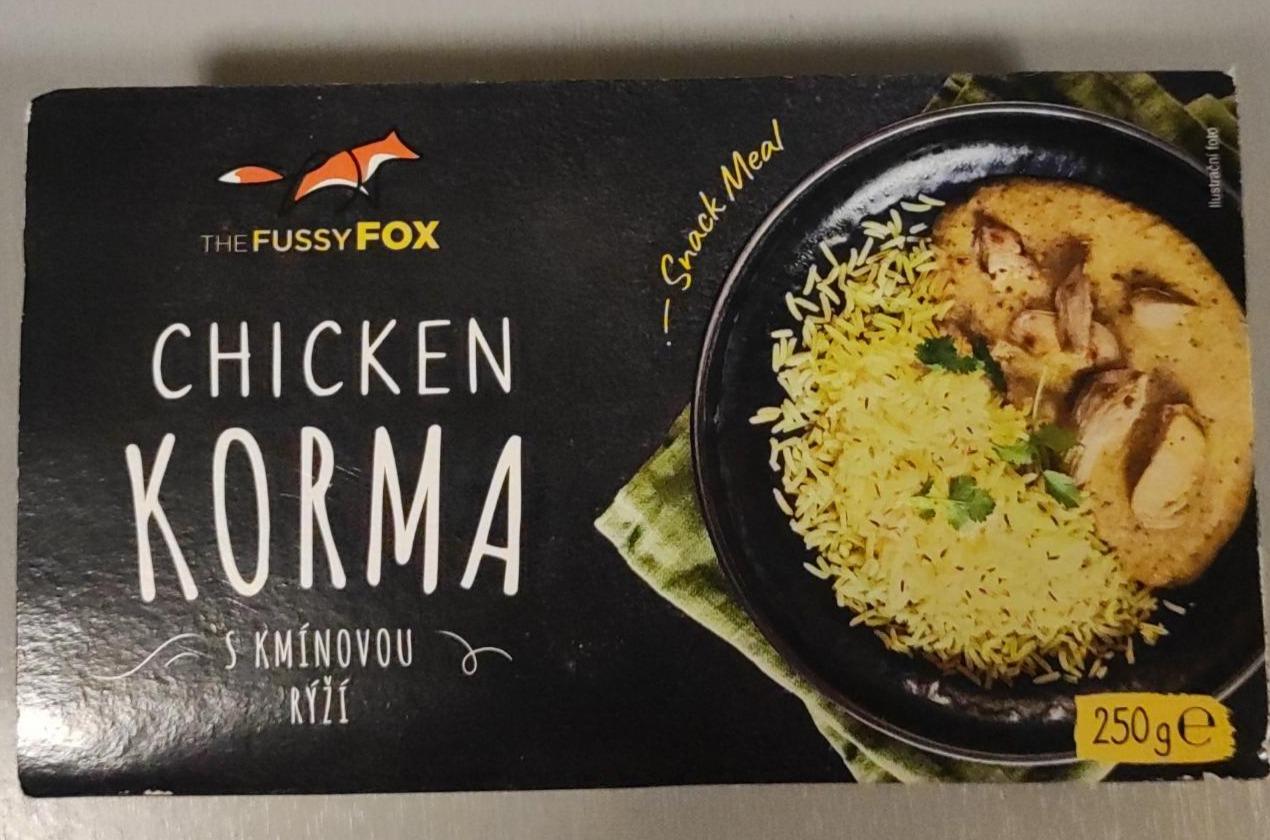 Fotografie - Chicken Korma s kmínovou rýží The Fussy Fox