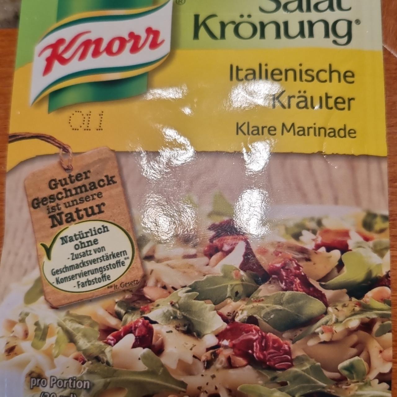 Fotografie - Salat Krönung Italienische Kräuter Knorr