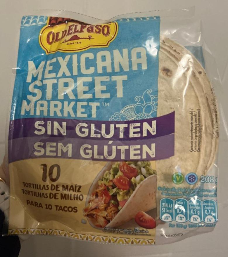 Fotografie - 10 Tortillas de Maíz sin gluten Mexicana street market Old El Paso