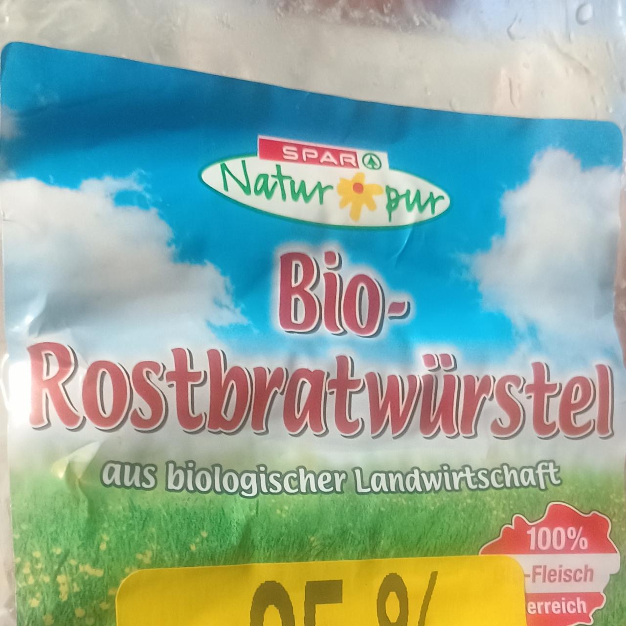 Fotografie - Bio-Rostbratwürstel Spar Natur pur