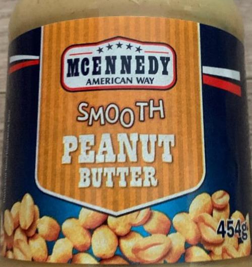 Peanut butter McEnnedy Smooth kalórie, a - kJ nutričné hodnoty