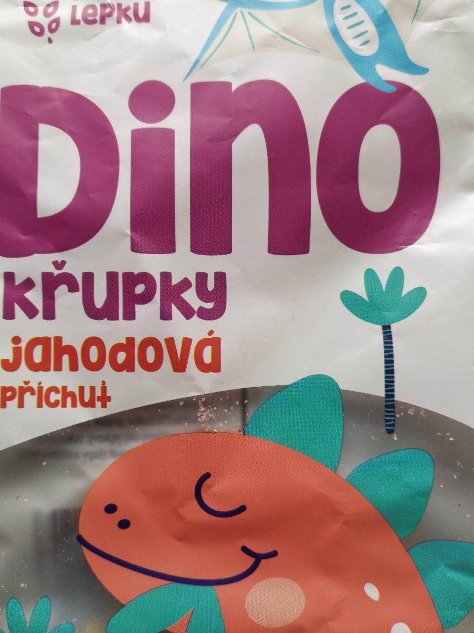 Fotografie - Křupky jahodová příchuť Dino