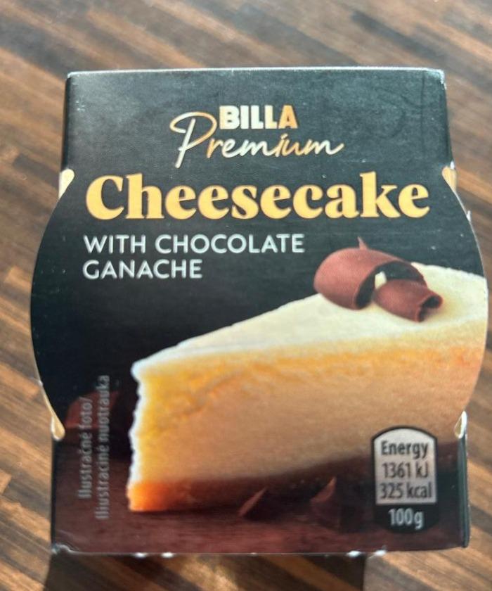 Fotografie - Cheesecake with chocolate ganache Billa Premium