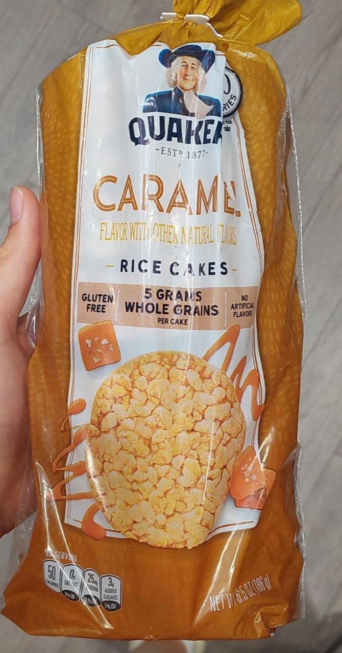 Fotografie - Caramel Rice Cakes Quaker