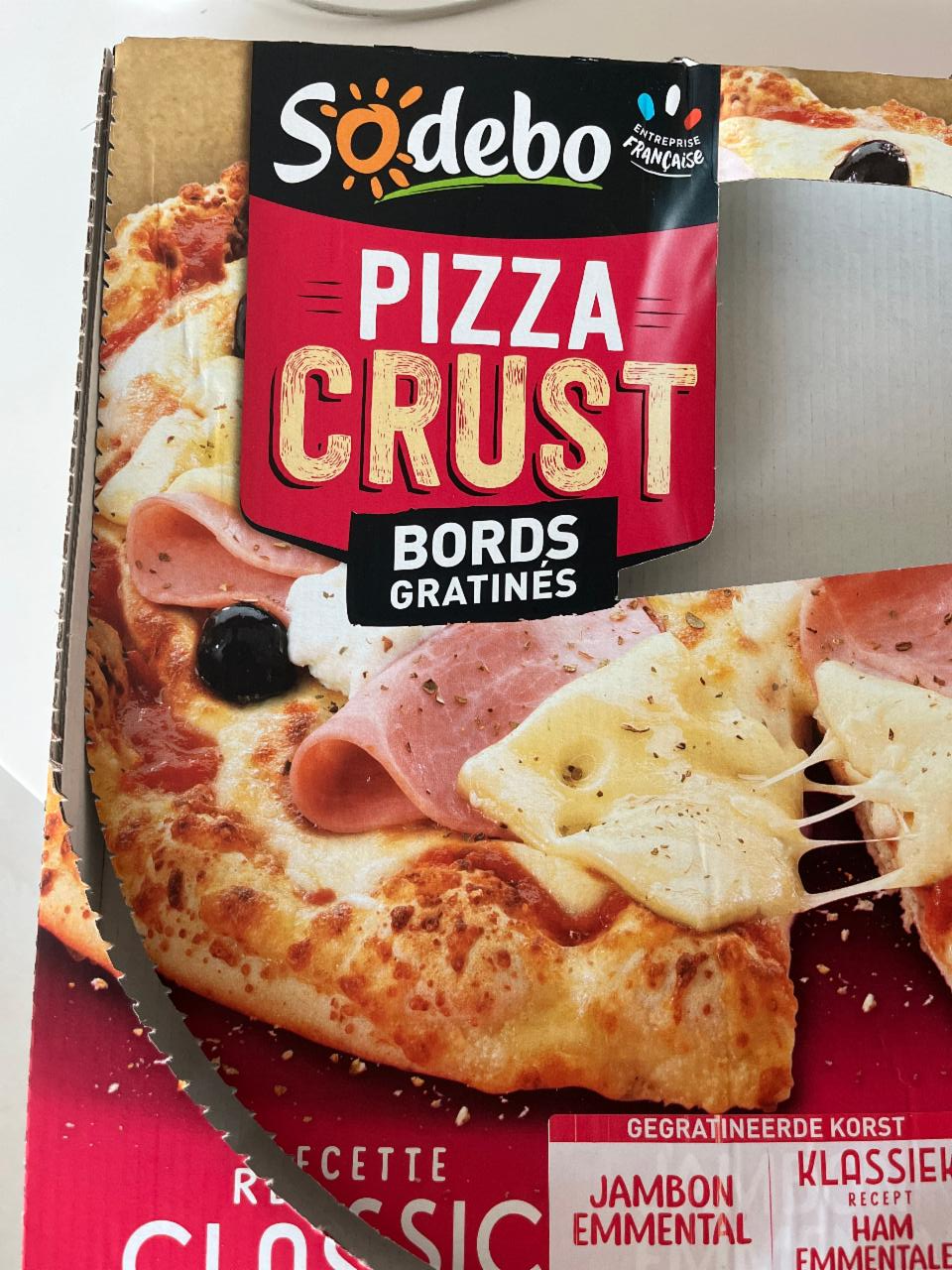 Fotografie - Pizza Crust Jambon Emmental Sodebo