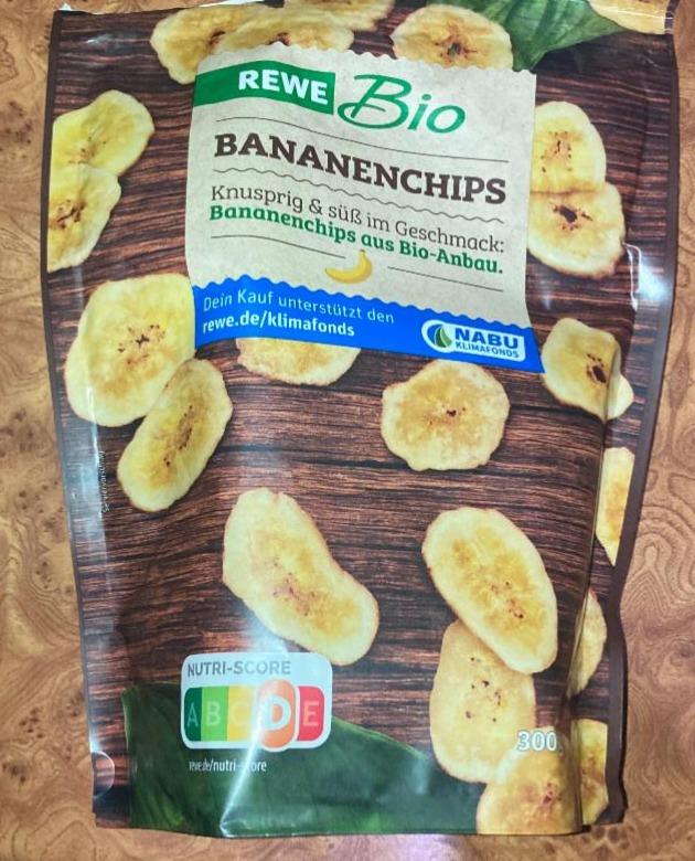 Fotografie - Bananenchips REWE Bio