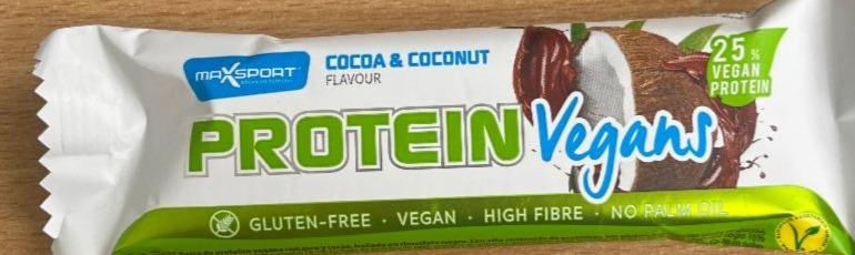 Fotografie - Protein Vegan Cocoa & Coconut flavour MaxSport