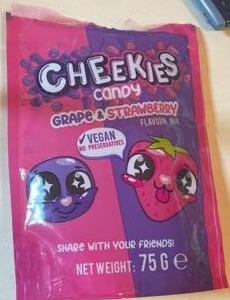 Fotografie - Grape & Strawberry Cheekies candy