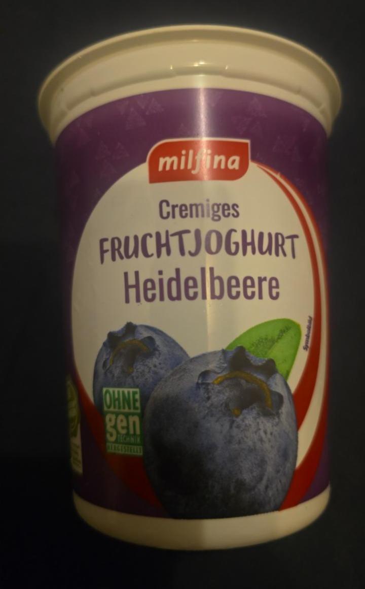 Fotografie - Heidelbeere fruchtjogurt Milfina