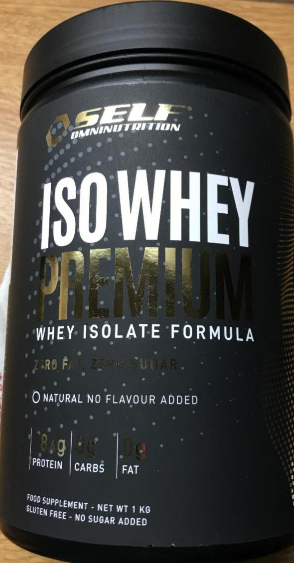 Fotografie - ISO Whey Premium Natural Self Omninutrition