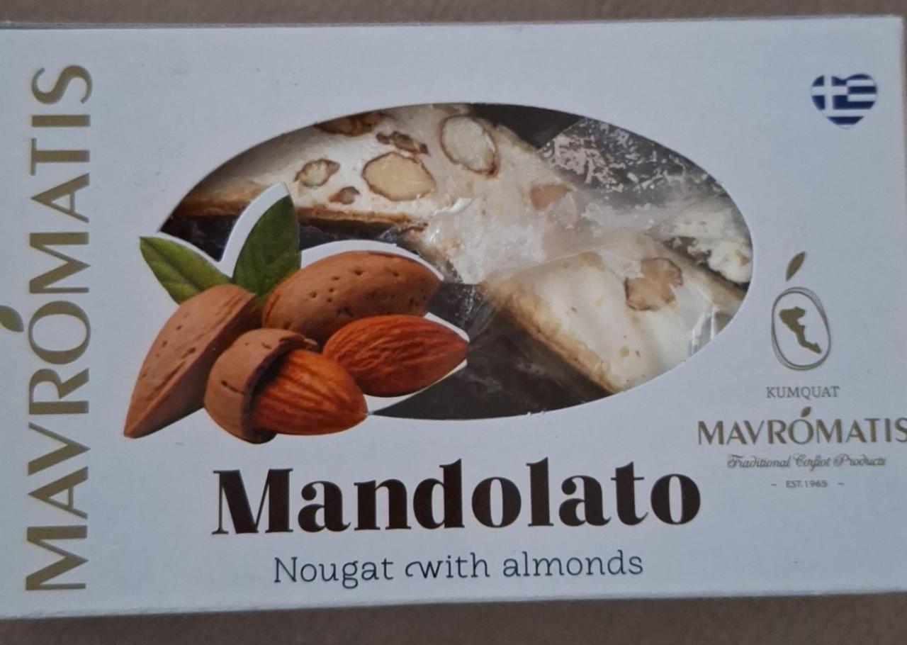 Fotografie - Mandolato Nougat with almonds Mavromatis